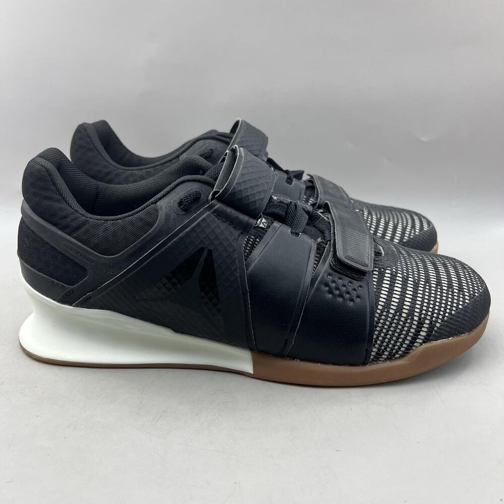 Reebok Legacy Lifter CJ Cummings Shoes Men Size 10 Black Weightlifting Low Shoes